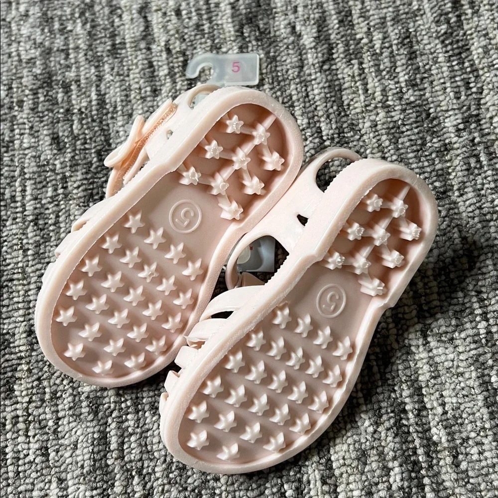 Cat & Jack Girls's- Unicorn and Pink Sandals Set Size 5